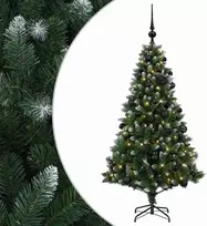 Dirbtinė Kalėdų eglutė su burbulais 150 cm 150 LED Šilta balta