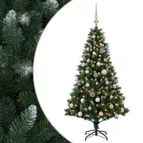 Dirbtinė Kalėdų eglutė su burbulais 150 cm 150 LED Šilta balta