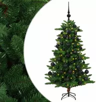 Dirbtinė Kalėdų eglutė su burbulais 120 cm 150 LED Šilta balta
