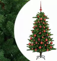 Dirbtinė Kalėdų eglutė su burbulais 150 cm 150 LED Šilta balta