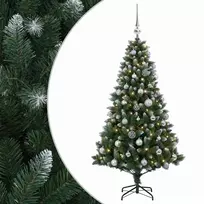 Dirbtinė Kalėdų eglutė su burbulais 120 cm 150 LED Šilta balta