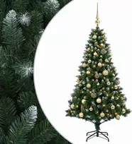 Dirbtinė Kalėdų eglutė su burbulais 120 cm 150 LED Šilta balta