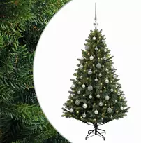Dirbtinė Kalėdų eglutė su burbulais 120 cm 150 LED Šilta balta