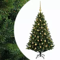 Dirbtinė Kalėdų eglutė su burbulais 120 cm 150 LED Šilta balta