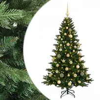 Dirbtinė kalėdinė eglutė su rutuliuku 120 cm 150 LED