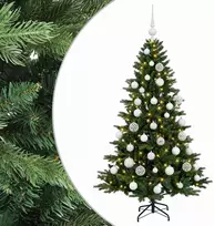 Dirbtinė kalėdinė eglutė su rutuliuku 150 cm 150 LED