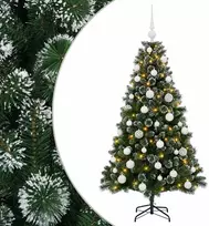 Dirbtinė Kalėdų eglutė su burbulais 150 cm 150 LED Šilta balta
