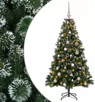 Dirbtinė Kalėdų eglutė su burbulais 150 cm 150 LED Šilta balta