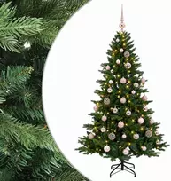 Dirbtinė kalėdinė eglutė su rutuliuku 150 cm 150 LED