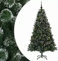 Dirbtinė Kalėdų eglutė su burbulais 240 cm 300 LED Šilta balta