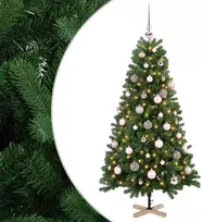 Dirbtinė kalėdinė eglutė su rutuliuku 150 cm 150 LED