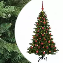 Dirbtinė kalėdinė eglutė su rutuliuku 150 cm 150 LED