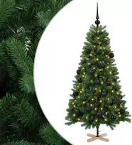 Dirbtinė kalėdinė eglutė su rutuliuku 120 cm 150 LED
