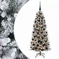 Dirbtinė kalėdinė eglutė su rutuliuku 180 cm 300 LED