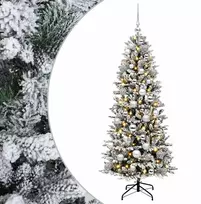Dirbtinė kalėdinė eglutė su rutuliuku 150 cm 150 LED