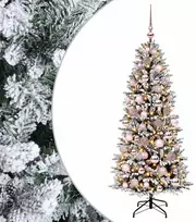 Dirbtinė kalėdinė eglutė su rutuliuku 180 cm 300 LED