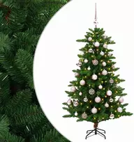 Dirbtinė Kalėdų eglutė su burbulais 150 cm 150 LED Šilta balta