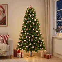 Dirbtinė kalėdinė eglutė su rutuliuku 210 cm 300 LED