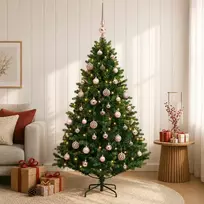 Dirbtinė Kalėdų eglutė su burbulais 150 cm 150 LED Šilta balta