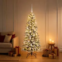 Dirbtinė kalėdinė eglutė su rutuliuku 150 cm 150 LED