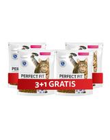 PERFECT FIT Adult 1+ 4 x 750 g Visavertis sausas ėdalas suaugusioms katėms, gausus šviežios lašišos, 3+1 NEMOKAMAI