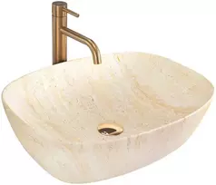 Stalviršio Praustuvas Rea Freja Travertine Matt