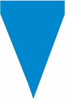 Vėliavėlių girlianda su tamsiai mėlynomis vėliavėlėmis – Šventinė dekoracija