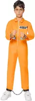 Oranžinis kalinio kostiumas vaikams