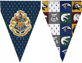 Hario Poterio vakarėlio vėliavėlė – „Burtininkų pasaulis“ (Wizarding World)