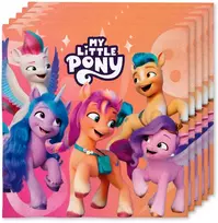 Mano mažojo ponio (My Little Pony) servetėlės – Gimtadienio dekoracijos