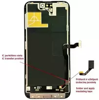 HX Ekranas skirtas iPhone 14 Pro Max, LTPO Soft OLED, 120Hz