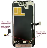 HX Ekranas skirtas iPhone 14 Pro, LTPO Soft OLED, 120Hz