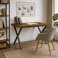 Gyvas kraštas valgomojo stalas 110 x 55 x 75 cm