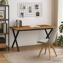 Gyvas kraštas valgomojo stalas 160 x 70 x 75 cm
