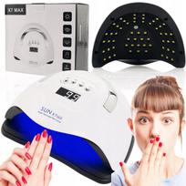 UV LED nagų lempa X7 max, 220 W, su LCD ekranu, laikmačiu ir judesio jutikliu