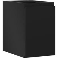Mexen Orio 30 cm vonios kambario spintelė po praustuvu, 1 durelės, matinė juoda - 91A11-03047-1-BF71