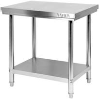 Yato sulankstomas centrinis stalas su lentyna YG-09000, 800x600x850 mm, nerūdijantis plienas 201, 150 kg, 35 kg, 0.8 mm