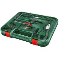 Bosch universalus rankinių įrankių rinkinys 1600A02BY5, 17 vnt., kombinuotos replės, atsuktuvas, plaktukas 300 g, peilis