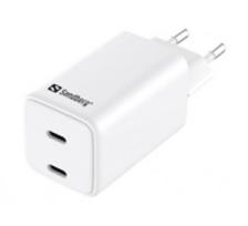 SANDBERG AC Charger Dual USB-C PD65W EU