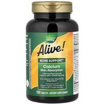 Nature's Way, Alive!® kalcis, maksimali absorbcija, 180 tablečių