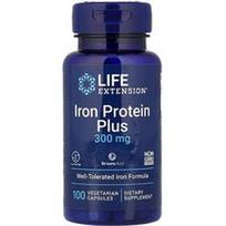 Life Extension, Iron Protein Plus, IronAid, 300 mg, 100 vegetariškų kapsulių