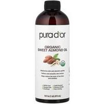 Pura D'or, Organinis saldžiųjų migdolų aliejus, 473 ml (16 skysčio uncijų)