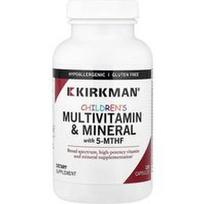 Kirkman Labs, Vaikiškas multivitaminas ir mineralas su 5-MTHF, 120 kapsulių