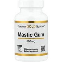 California Gold Nutrition, Mastikos guma, 60 vegetariškų kapsulių