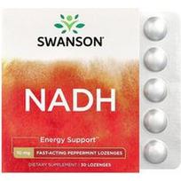 Swanson Vitamins, NADH, pipirmėtė, 10 mg, 30 pastilių