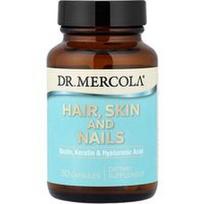 Dr. Mercola, Plaukams, odai ir nagams, 30 kapsulių