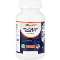 Vitamatic, Magnio tauratas su vitaminu B6, 180 vegetariškų kapsulių
