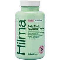 Hilma, Dieninis prebiotikas + probiotikas + žolelės, 60 kapsulių