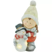 Kalėdinė dekoracija 45,5 cm, Kalėdų figūrėlė su LED lemputėmis