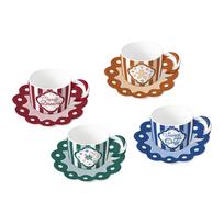 Set of 4 cups with saucers NCANDY003 BIALETTI